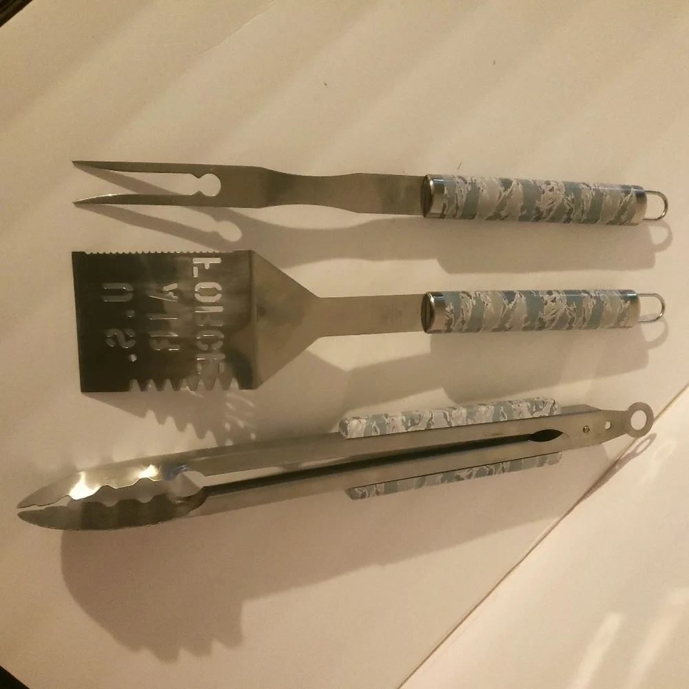 Stainless Steel Grill Cooking Set (3-Piece)